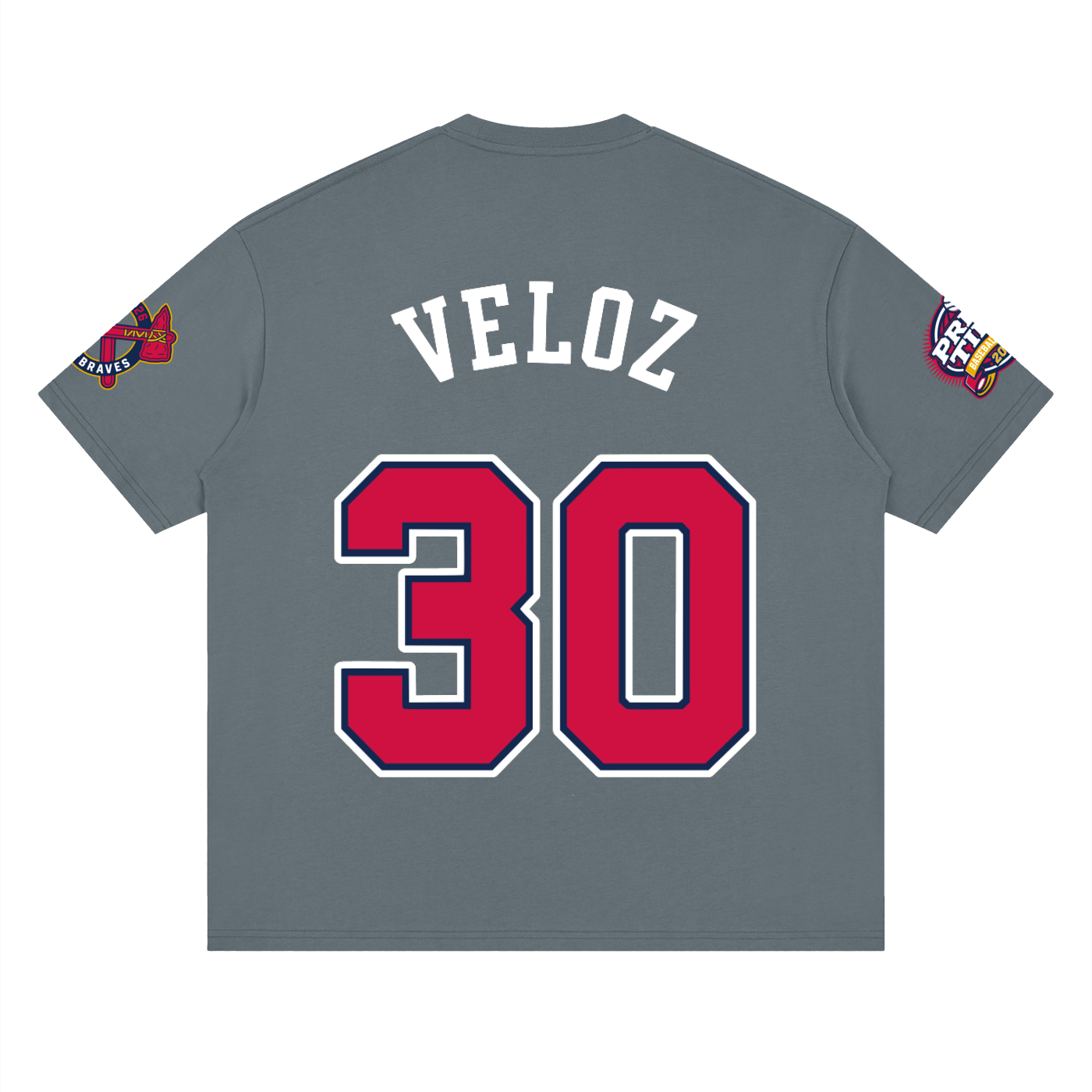 Carlos Veloz #30 - Jersey Braves