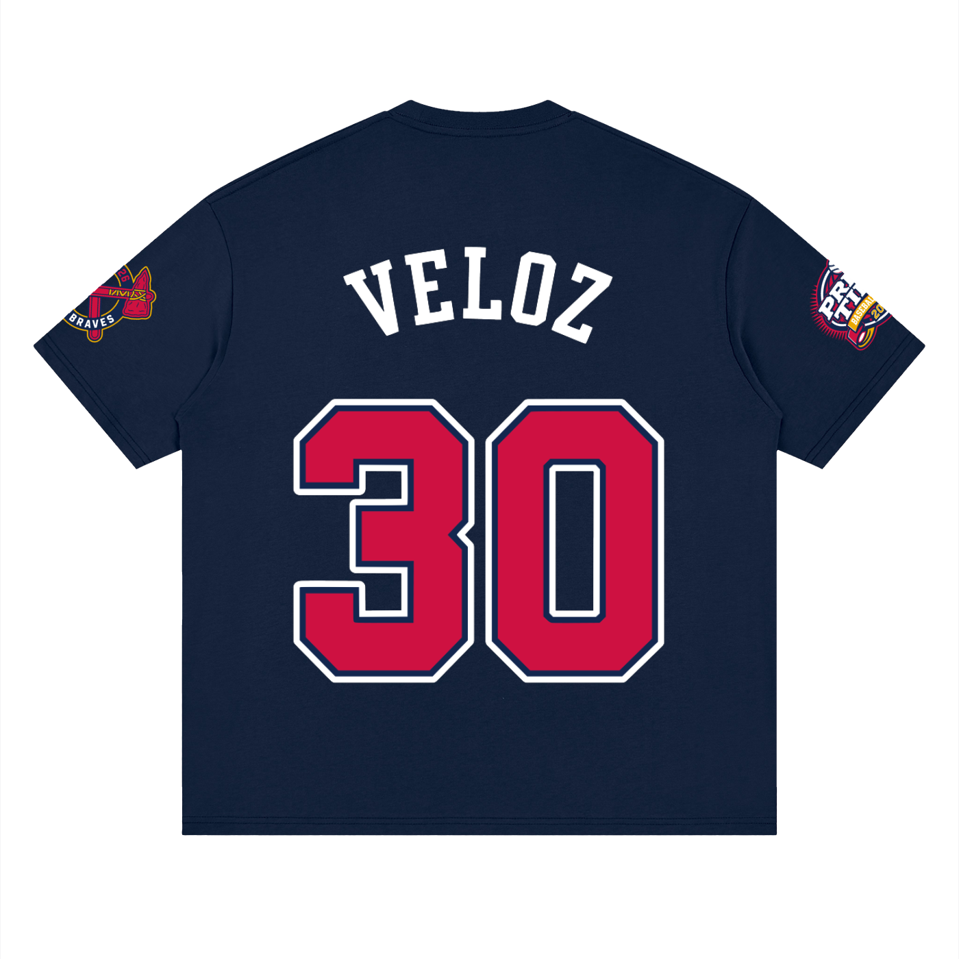 Carlos Veloz #30 - Jersey Braves