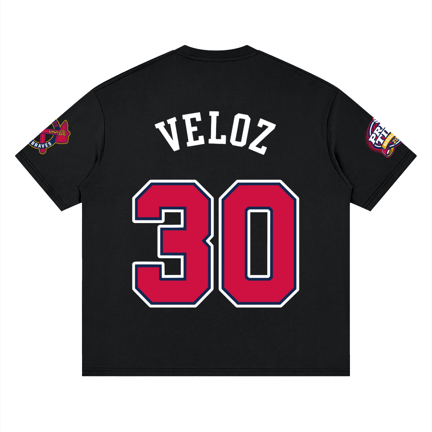 Carlos Veloz #30 - Jersey Braves