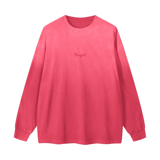 Blush Washed LS