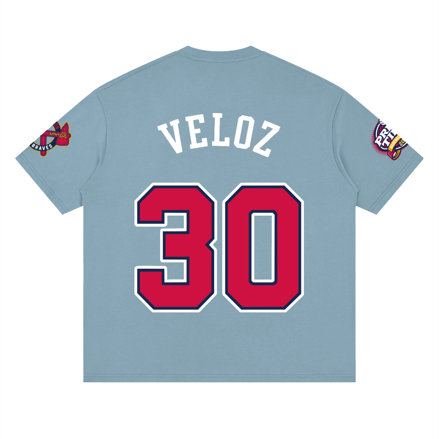 Carlos Veloz #30 - Jersey Braves