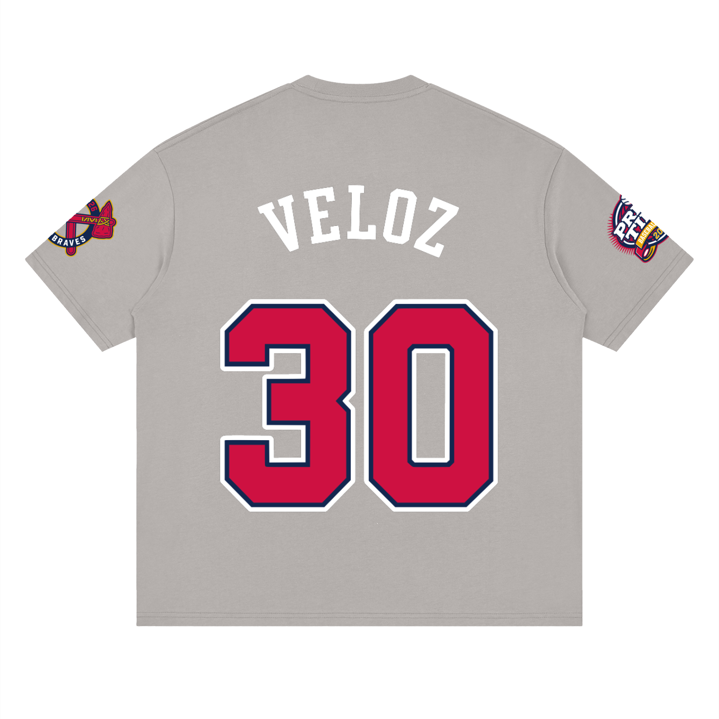 Carlos Veloz #30 - Jersey Braves