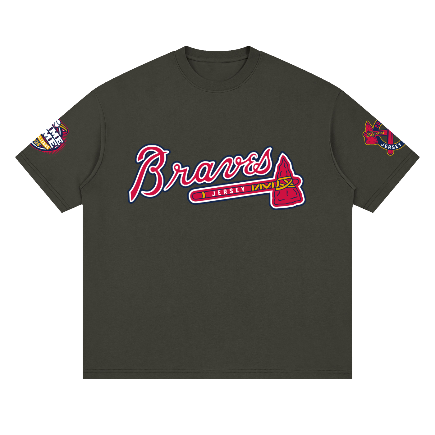 Jersey Braves Sin Numero